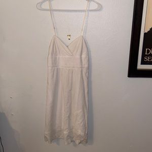 White dress cotton lace